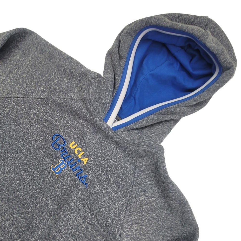 Champion UCLA Bruins Heather Gray Pullover Hoodie‎ Mens Large Athletic Wear